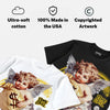 Black Tour Yellow AJ 4 Thunder DopeSkill T-Shirt Real Ones Angel Graphic