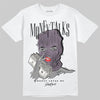 A Ma Maniére x Air Jordan 3 Black Violet Ore DopeSkill T-Shirt Money Talks Graphic Streetwear - White 