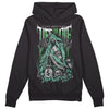 Jordan 1 High OG Green Glow DopeSkill Hoodie Sweatshirt Life or Die Graphic Streetwear - Black