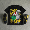 Black Tour Yellow AJ 4 Thunder DopeSkill T-Shirt Loyal To The Bag Graphic