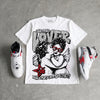 Bugs Bunny 8s DopeSkill Oversize Print T-Shirt Real Ones Choose Loyalty Graphic