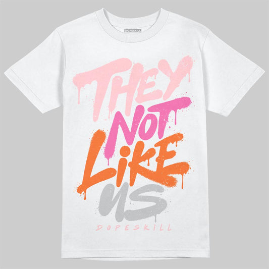 Jordan 3 Retro PS 'Spring Flowers' DopeSkill T-Shirt They Not Like Us Graphic Streetwear - White
