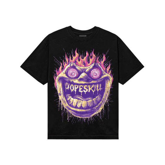 PURPLE Sneakers DopeSkill T-Shirt Hellfire Graphic Streetwear - Black