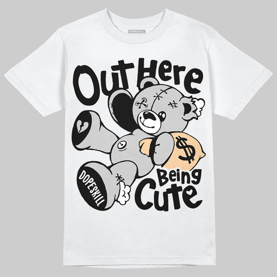 Dunk Panda White Black DopeSkill T-Shirt Out Here Being Cute Graphic Streetwear - White