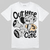 Dunk Panda White Black DopeSkill T-Shirt Out Here Being Cute Graphic Streetwear - White