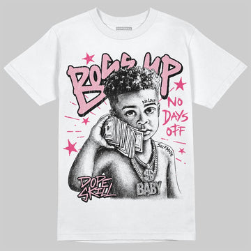 Jordan 4 Iced Carmine DopeSkill T-Shirt Boss Up Graphic Streetwear - White 