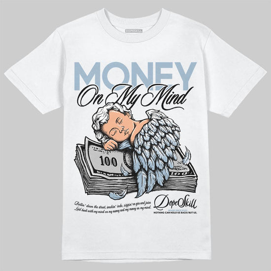 Jordan 40 “Blue Suede” DopeSkill T-Shirt MOMM Graphic Streetwear - White