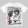 Jordan 8 Retro Bugs Bunny DopeSkill T-Shirt Real Ones Choose Loyalty Graphic Streetwear - White