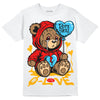 Red Sneakers DopeSkill T-Shirt Broken Bear Graphic Streetwear - White