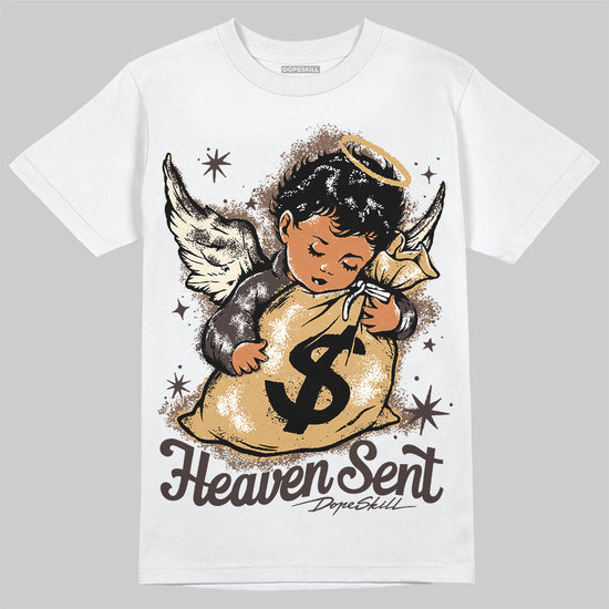 Jordan 5 “Earth/Metallic Gold” DopeSkill T-Shirt Heaven Sent Garaphic Streetwear - White