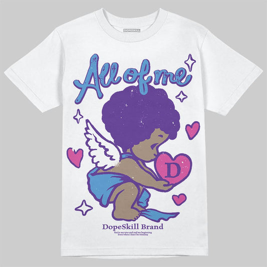 PURPLE Sneakers DopeSkill T-Shirt All Of Me Graphic Streetwear - WHite 