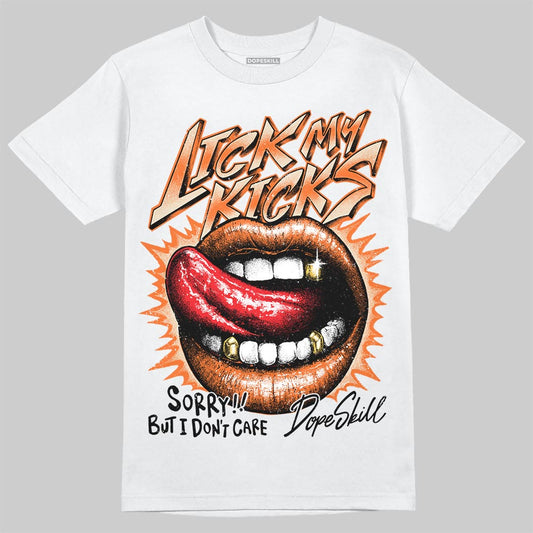 Jordan 3 “Starfish” DopeSkill T-Shirt Lick My Kicks Graphic Streetwear - White
