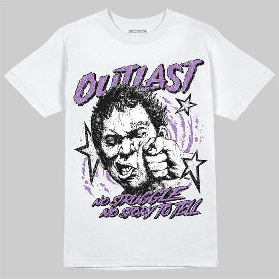 PURPLE Sneakers DopeSkill T-Shirt Outlast Graphic Streetwear - White