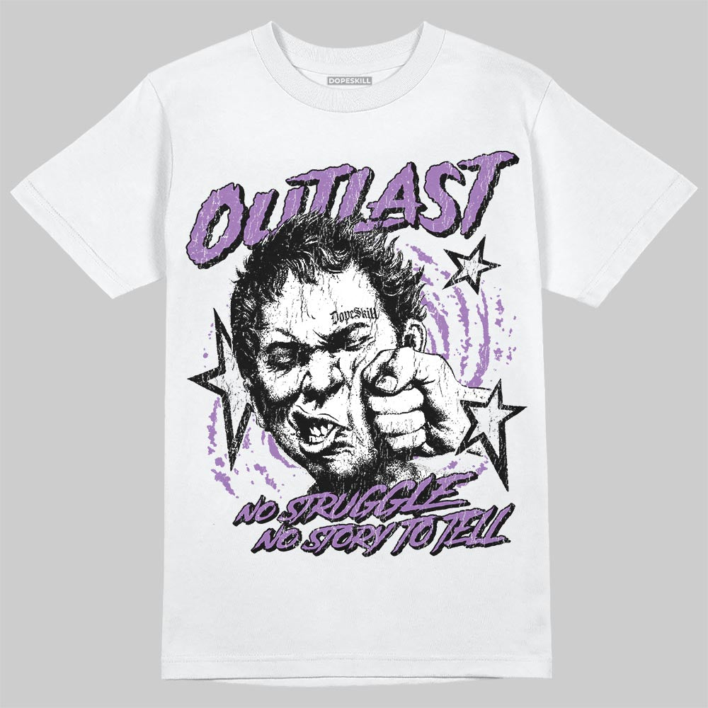 PURPLE Sneakers DopeSkill T-Shirt Outlast Graphic Streetwear - White