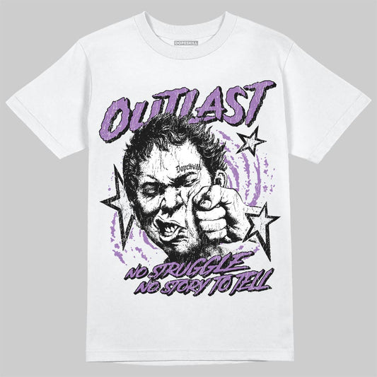 PURPLE Sneakers DopeSkill T-Shirt Outlast Graphic Streetwear - White
