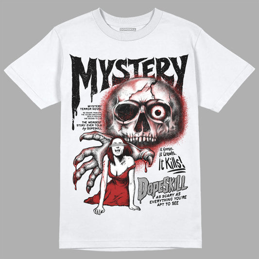 Jordan 14 "Black/White" DopeSkill T-Shirt Mystery Ghostly Grasp Graphic Streetwear - White 