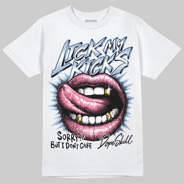 Jordan 3 GS “Cobalt Bliss” DopeSkill T-Shirt Lick My Kicks Graphic Streetwear - White