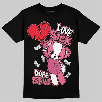 Diesel Pink S - Serendipity Pro-X1 Trainers DopeSkill T-Shirt Love Sick Graphic Streetwear - Black