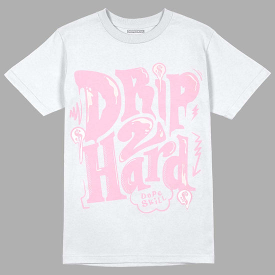 Dunk Low LX Pink Foam DopeSkill T-Shirt Drip Too Hard Graphic Streetwear - White