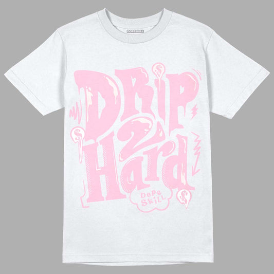 Dunk Low LX Pink Foam DopeSkill T-Shirt Drip Too Hard Graphic Streetwear - White