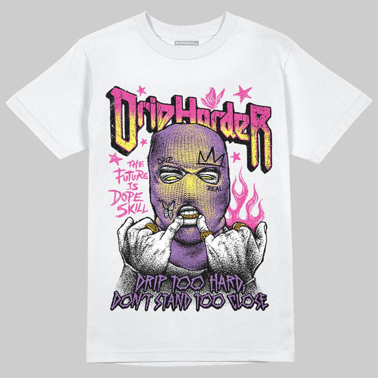 PURPLE Sneakers DopeSkill T-Shirt Drip Harder Graphic Streetwear - White