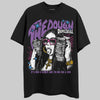 PURPLE Sneakers DopeSkill T-Shirt The Dough Graphic Streetwear - Black