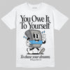 Air Max 95 OG Blue Spark DopeSkill T-Shirt Owe It To Yourself Graphic Streetwear - White