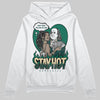 Jordan 4 Retro Oxidized Green DopeSkill Hoodie Sweatshirt Stay Hot Graphic Streetwear - White