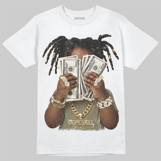 Jordan 6 Retro Neutral Olive DopeSkill T-Shirt Rich Youth Graphic Streetwear - White