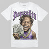 PURPLE Sneakers DopeSkill T-Shirt Money Loves Me Graphic Streetwear - White