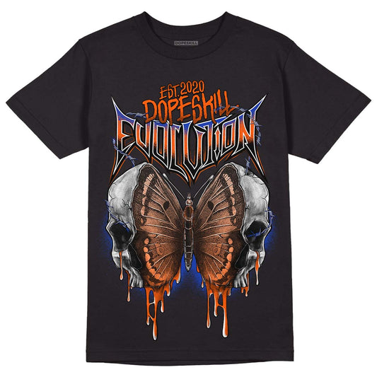 Dunk Low Futura Orange Blaze DopeSkill T-Shirt DopeSkill Evolution Graphic Streetwear - Black