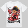 Jordan 12 Retro Flu Game (2025) DopeSkill T-Shirt Heaven Sent Graphic Streetwear - White