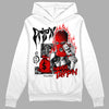 Jordan 12 “Cherry” DopeSkill Hoodie Sweatshirt Drip'n Never Tripp'n Graphic Streetwear - White