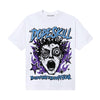 PURPLE Sneakers DopeSkill T-Shirt Root of Evil Graphic Streetwear - White 