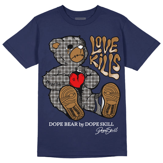 Dunk Low Premium "Tweed Corduroy" DopeSkill Navy T-shirt Love Kills Graphic Streetwear