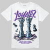 PURPLE Sneakers DopeSkill T-Shirt Loyalty Graphic Streetwear - White