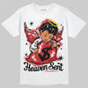 Jordan 1 Retro High OG Black Toe Reimagined DopeSkill T-Shirt Heaven Sent Graphic Streetwear - White