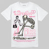 Jordan 4 "Iced Carmine" DopeSkill T-Shirt Broken Bones Graphic Streetwear - White