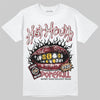 Adidas SAMBA OG ‘Collegiate Burgundy’ DopeSkill T-Shirt Hot Mouth Graphic Streetwear - White