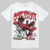 Jordan 4 “Sierra Red" DopeSkill T-Shirt Got That Graphic Streetwear  White