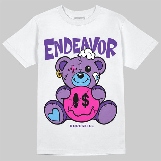 PURPLE Sneakers DopeSkill T-Shirt Endeavor Graphic Streetwear - White