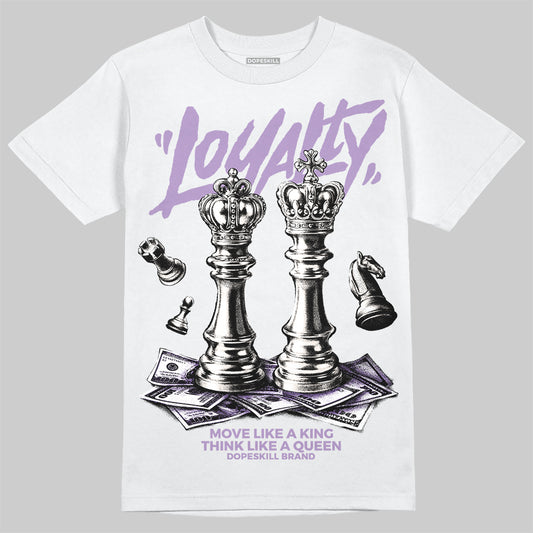 Jordan 10 WMNS “Hydrangeas” DopeSkill T-Shirt Loyalty Graphic Streetwear - White