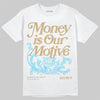 Jordan 11 City Pack “H-Town” DopeSkill T-Shirt Money Is Our Motive Typo Graphic Streetwear - White 