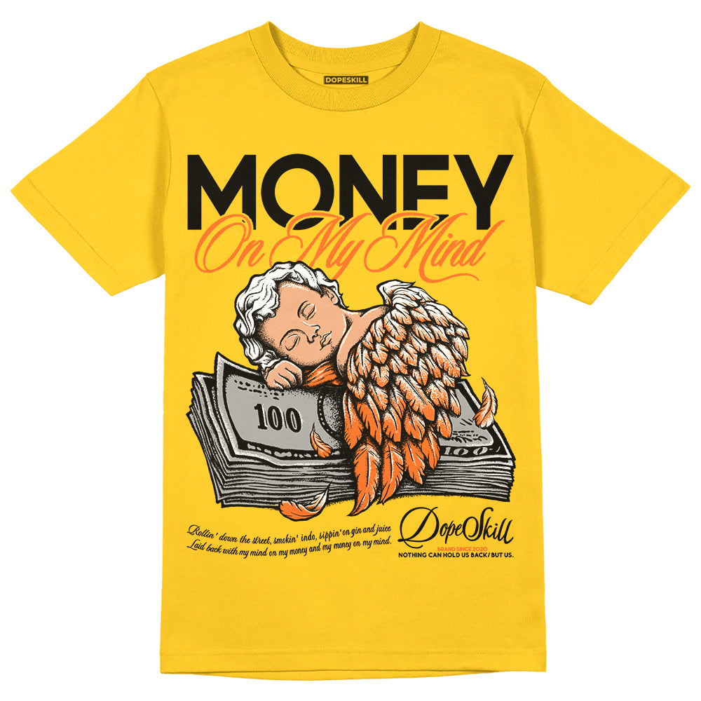 Jordan 4 Retro “Vivid Sulfur” DopeSkill Yellow T-shirt MOMM Graphic Streetwear 