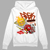 Jordan 3 “Fire Red” DopeSkill Hoodie Sweatshirt Break Through Graphic Streetwear - White