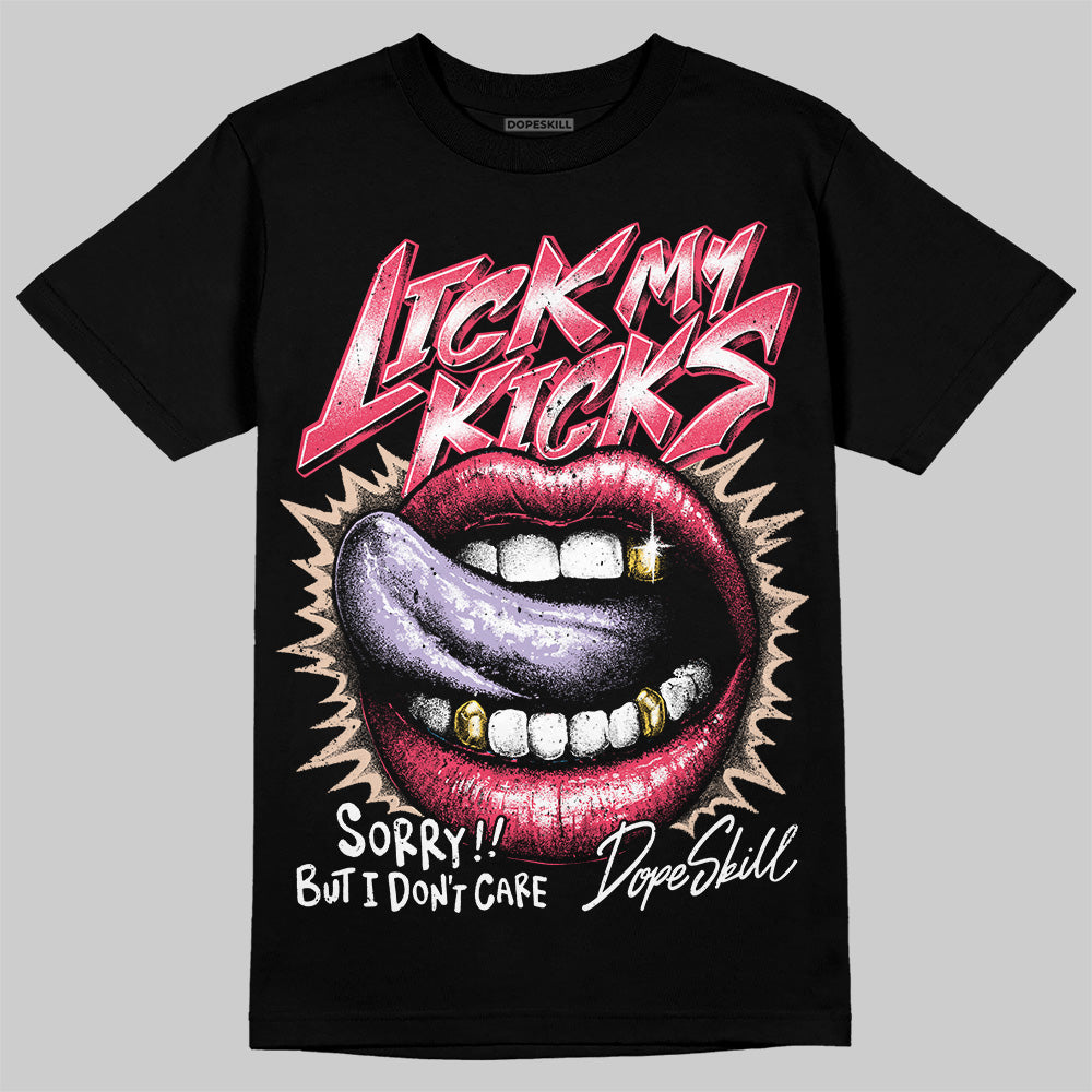 Jordan 5 Low “Peanut Butter Jelly” DopeSkill T-Shirt Lick My Kicks Graphic Streetwear - Black