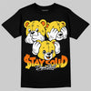 Jordan 4 Thunder DopeSkill T-Shirt Stay Solid Graphic Streetwear - Black