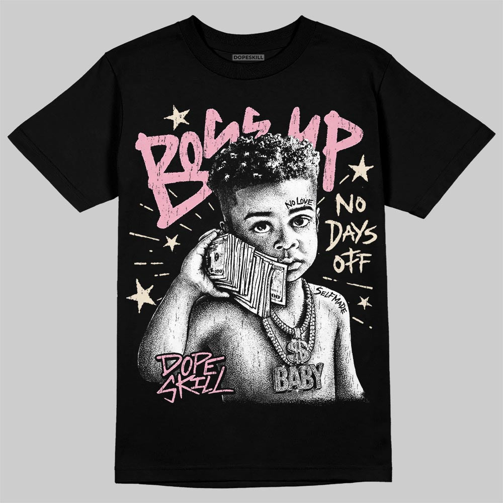 Jordan 4 Iced Carmine DopeSkill T-Shirt Boss Up Graphic Streetwear - Black