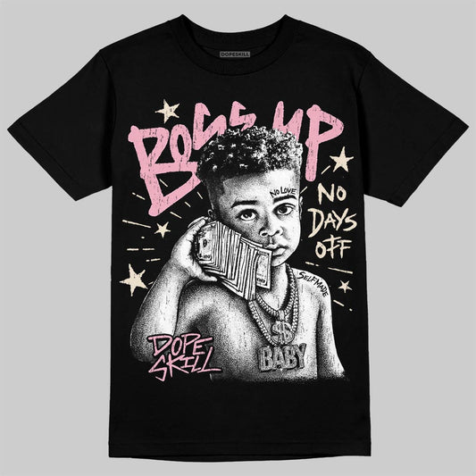 Jordan 4 Iced Carmine DopeSkill T-Shirt Boss Up Graphic Streetwear - Black