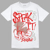 Jordan 3 Retro Fire Red DopeSkill T-Shirt Speak It Graphic Streetwear - White